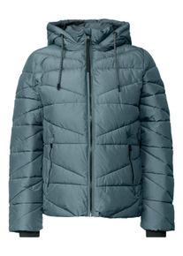 Steppjacke Cecil, Damen, Gr. XS (36), mountain air blau, Web, Obermaterial: 100% Polyester. Futter: 100% Polyester, unifarben, normal h&uuml;ftbedeckend, Rundhals, B&uuml;ndchen, Jacken Steppjacke, mit Kapuze und Zipper