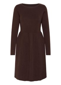 Midikleid Culture "Damen Kleid CUluci", Damen, Gr. M, N-Gr, braun (coffee bean), Obermaterial: 81% Polyester Pol. recyc.. 19% Polyamid PA., Kleider Midikleid