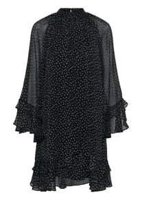 Midikleid Saint Tropez "Damen Kleid LabelleSZ", Damen, Gr. M, N-Gr, schwarz (drea dot schwarz, ice), Obermaterial: 100% Polyester PES., Kleider Midikleid