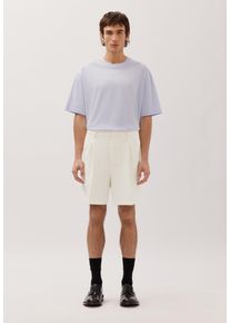 Shorts STUDIO SEIDENSTICKER, Herren, Gr. 48, Normalgr&ouml;&szlig;en, wei&szlig; (ecru), 98% Polyester, 2% Elasthan, unifarben, Hosen Shorts