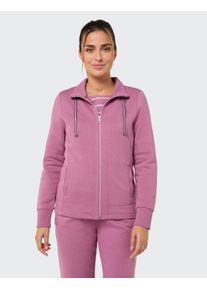 Sweatjacke Joy Sportswear "D SPORT-SWEATJACKE TATJANA", Damen, Gr. 46, rosa (dusty mauve), Obermaterial: 70% Baumwolle, 30% Polyester, Sweatjacken Sweatjacke, f&uuml;r den t&auml;glichen Einsatz, aus Baumwolle und Polyester