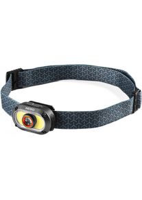 LED Stirnlampe NEBO "NEBO MYCRO 500+", blau (grau), H:3cm L:4,9cm T:2,2cm, Kunststoff, Mobilleuchten, LED Stirnlampe