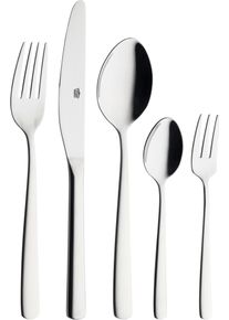 Besteck-Set GSW "GSW", silber (silberfarben), 30 Stk., Edelstahl 18/10, Essbesteck-Sets, Besteck-Set, Besteck-Set im zeitlosen und klassischen Design f&uuml;r alle Anl&auml;sse