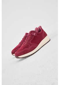 Waldl&auml;ufer Schn&uuml;rschuh WALDL&Auml;UFER "K-Jenna", Damen, Gr. 5 (38), Leder Textil, rot (burgundy), Nubukleder, Veloursleder, Schuhe Schn&uuml;rschuh, Sneaker, Komfortschuh, Bequemweite K = extraweit
