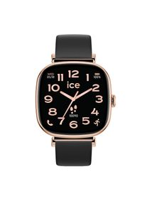 Ice Watch Smartwatch ICE-WATCH "ICE smart SQ 2.0", rosa (schwarz, schwarz), Smartwatches, Smartwatch, Armbanduhr,Damenuhr,Herrenuhr,Bluetooth,digital,Spiele,Silikonarmband