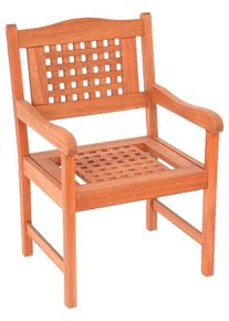 Gartensessel Merxx "Lima", braun, B:58cm H:90cm T:58cm, Sessel, Gartensessel, Eukalyptusholz, braun