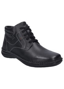 Winterboots Josef Seibel "New Anvers 35", Herren, Gr. 42, Warmfutter, schwarz, Leder, Schuhe Winterboots, Winterstiefel, Schn&uuml;rstiefel, Boots in Weite K (extraweit)