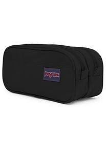 Schreibger&auml;teetui JanSport "Large Accesssory Pouch", Kinder, schwarz, Polyester, Schreibger&auml;teetuis Schreibger&auml;teetui, mit zwei Hauptf&auml;chern