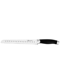 CS SOLINGEN Brotmesser CARL SCHMIDT SOHN "SHIKOKU, 20 cm, Edelstahl rostfrei", schwarz, Klingenl&auml;nge 20cm, Edelstahl, Kunststoff, Kochmesser, Brotmesser, mit Kullenschliff