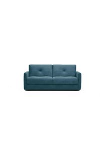 Schlafsofa Egoitaliano "DUCK, Made in Italy-Designsofa mit Dauerschlaffunktion, Breite 206 cm", teal, B:206cm H:85cm T:96cm, 100% Polyester, Sofas, Schlafsofa, Schlafcouch aus Luxus Microfaser mit komfortabler Matraze. 160x190 cm