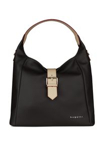 Henkeltasche Bugatti "Bugatti Damen ELLA", Damen, Gr. B/H/T: 36cm x 30cm x 14cm onesize, braun (dunkelbraun), Polyurethan (PU), Taschen Henkeltasche