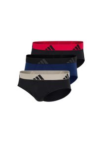 Slip adidas Sportswear "Active Flex Cotton", Herren, Gr. M, Single Jersey, 920, sonstiges, Single Jersey, Obermaterial: 95% Baumwolle, 5% Elasthan, k&ouml;rpernah, Unterhosen Slip, elastisch, Logo-Bund, scheuerfreies Tragegef&uuml;hl, ohne Eingriff
