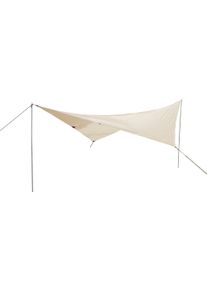 Sonnensegel EXPLORER "Sonnensegel 3x4m rechteckig wasserabweisend mit Stangen", beige (sand), Sonnensegel, B/T: 400cm x 300cm, Polyester, Sonnensegel, nach Standard 801 in beige, gr&uuml;n oder grau f&uuml;r Balkon Garten Terrasse, B:400cm H:200cm T:300cm