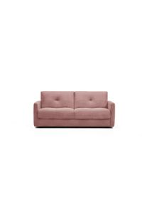 Schlafsofa Egoitaliano "DUCK, Made in Italy-Designsofa mit Dauerschlaffunktion,Breite 206 cm", hellrose, B:206cm H:85cm T:96cm, 100% Polyester, Sofas, Schlafsofa, Schlafcouch aus Luxus Microfaser mit komfortabler Matraze. 160x190 cm