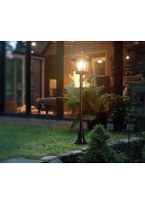 LED Au&szlig;en-Stehlampe IC GARDENWORLD "IC GW LED Solar Laterne 120cm", schwarz, H:120cm, Leuchten, LED Au&szlig;en-Stehlampe