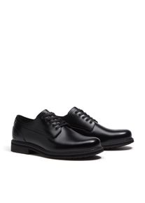 Schn&uuml;rschuh Timberland "STORMBUCKS - LACE UP WATERPROOF SHOE", Herren, Gr. 44,5, Synthetik, schwarz (schwarz full grain), Leder, Schuhe Schn&uuml;rschuh, wasserdicht