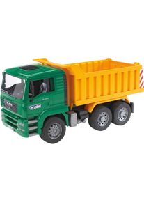Spielzeug-Kipper Bruder "MAN TGA LKW 45 cm mit Kippmulde (02765)", gr&uuml;n (gr&uuml;n, orange), Spielzeugfahrzeuge, KinderB:17,5cm H:22cm T:45cm, Kunststoff, Spielzeug-Kipper, Made in Europe, B:17,5cm H:22cm T:45cm