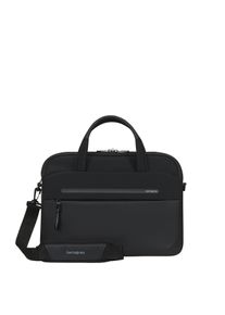 Laptoptasche Samsonite "MODERNY", Gr. B/H/T: 40,5cm x 30cm x 5,5cm, schwarz, Textil, Taschen Laptoptasche, Unisex Gesch&auml;ftstasche, verstellbarer und gepolsterter Schulterriemen