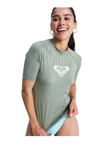 Rash Guard Roxy "Whole Hearted", Damen, Gr. XL, gr&uuml;n (olivgr&uuml;n), Obermaterial: 84% Polyester, 16% Elasthan., Shirts Rash Guard