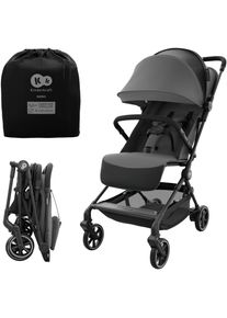 Kinder-Buggy Kinderkraft "NEBO", Baby, schwarz (grau), Kinderwagen Kinder-Buggy