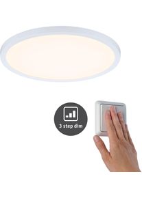 Paulmann LED Einbauleuchte "Areo", wei&szlig;, 1, &Oslash; 23cm H: 2,6cm, 1 Stk., Leuchten, LED-Modul, 3-Stufen-dimmbar, LED Einbauleuchte