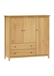 Livetastic , Naturfarben, Honig , Holz , Kiefer , massiv , 3 F&auml;cher , 2 Schublade(n) Schubladen , 142x137x45 cm , stehend ,
