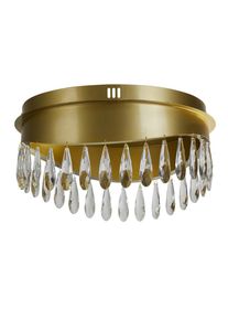 M&Ouml;BELIX M&ouml;belix , Goldfarben , Metall, Glas , 22 cm ,