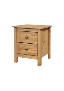 Livetastic , Naturfarben , Holz , Kiefer,Kiefer , massiv,massiv , 2 Schublade(n) Schubladen , 46x50x35 cm ,