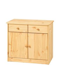 Livetastic , Naturfarben , Holz , Kiefer,Kiefer , massiv,massiv , 1 F&auml;cher , 2 Schublade(n) Schubladen , 81x75x35 cm , stehend ,