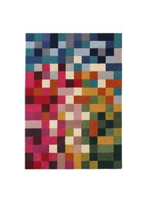 Flair Rugs , Mehrfarbig , Textil , Streifen , rechteckig , 160x230 cm , Reach, AZO-frei, Handmade in India , f&uuml;r Fu&szlig;bodenheizung geeignet, pflegeleicht ,