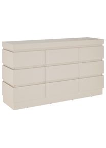 M&Ouml;BELIX M&ouml;belix , Kaschmir , Holzwerkstoff , 5 F&auml;cher , 1 Schublade(n) Schubladen , 160.8x92.5x45 cm ,