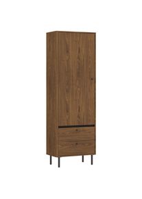 M&Ouml;BELIX M&ouml;belix , Nussbaumfarben , Holzwerkstoff , 3 F&auml;cher , 2 Schublade(n) Schubladen , 63x195x40 cm ,