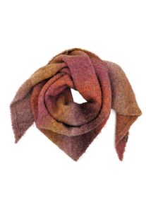 Dreieckstuch CAPO, Damen, braun (rust), Strick, Materialmix, mehrfarbig, Modet&uuml;cher Dreieckstuch, mit Farbverlauf, Wollanteil