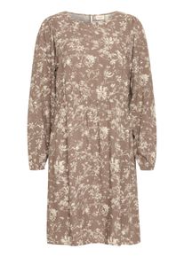 Midikleid Fransa "Damen Kleid FRFLOWY", Damen, Gr. M, N-Gr, braun (walnut aop ao24 01f), Obermaterial: 100% Viskose LENZING ECOVERO CV LenzEcov., Kleider Midikleid