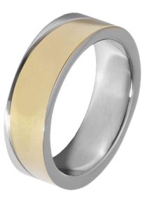Fingerring Akzent "Lizza, langlebig" Gr. 54, bunt (bicolor), Fingerringe, Damen, 54, Edelstahl, Fingerring