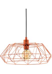 Eglo Pendelleuchte "CARLTON 2", braun (kupferfarben), 1, &Oslash; 45,5cm, Leuchten, H&auml;ngeleuchte, Pendelleuchte
