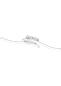 REALITY LEUCHTEN LED Deckenleuchte "Route", wei&szlig;, 2, H: 7cm, 1 Stk., Leuchten, moderne Deckenlampe 2-flammig, LEDs mit 2x 500 Lumen, LED Deckenleuchte