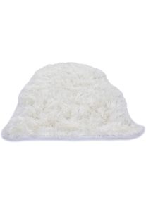 Fellteppich Gino Falcone "Mia" Gr. 41, wei&szlig;, B:60cm H:75mm L:90cm, Kunstfaser, Teppiche, Fellteppich, Kunstfell, Hochflor - besonders weich durch Microfaser