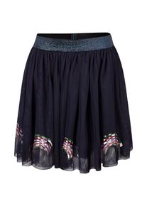 T&uuml;llrock happy girls, M&auml;dchen, Gr. 110, blau (navy), T&uuml;ll, Obermaterial: 100% Polyester. Futter: 100% Polyester, gemustert, regular fit kurz, R&ouml;cke T&uuml;llrock