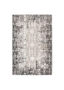 Obsession , Grau, Schwarz , Textil , meliert , rechteckig , 240x330 cm , Oeko-Tex&reg; Standard 100 , f&uuml;r Fu&szlig;bodenheizung geeignet, lichtunempfindlich, pflegeleicht, leicht zusammenrollbar, rutschfeste Unterfl&auml;che ,