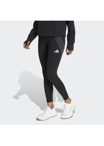 Trainingstights adidas Performance "TECHFIT WORKOUT 7/8-LEGGINGS, COLOURBLOCKING", Damen, Gr. XL, N-Gr, schwarz (schwarz, carbon, normal, gr.), Obermaterial: 73% Polyester, 27% Elasthan, 7/8-L&auml;nge, Hosen Trainingstights