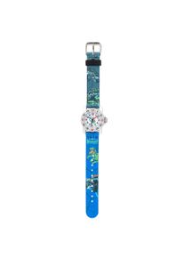 Quarzuhr Scout "Action Boys", blau (blau, gr&uuml;n, wei&szlig;), Armbanduhren, M&auml;dchen, silberfarben, Quarzuhr, Armbanduhr, Kinderuhr, Lernuhr, Geschenkidee, Schulanfang, Jungen,Dino