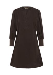 Midikleid Culture "Damen Casual CUKIEA", Damen, Gr. XL, N-Gr, braun (demitasse), Obermaterial: 65% Baumwolle CO. 33% Polyester PES. 2% Elasthan EL., Kleider Midikleid