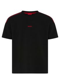 T-Shirt HUGO UNDERWEAR "NOAH", Herren, Gr. XL (54), schwarz (schwarz 001), Jersey, Obermaterial: 61% Baumwolle, 34% Modal, 5% Elasthan, relaxed fit normal, Rundhals, Shirts T-Shirt