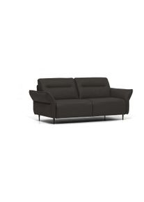 Schlafsofa Egoitaliano "EGO FLY, Made in Italy-Designsofa mit Dauerschlaffunktion,Breite 203cm", schwarz, B:203cm H:90cm T:105cm, Sofas, Schlafsofa, Schlafsofa aus Echtleder Bull mit verstellbaren Armlehnen