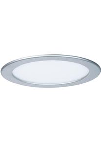 Paulmann LED Panel "LED Einbaupanel rund 220mm 16,5W 4.000K", grau (chromfarben), 1, &Oslash; 22cm H: 0,5cm, 1 Stk., Leuchten, LED Einbaupanel rund 220mm 16,5W 4.000K, LED Panel