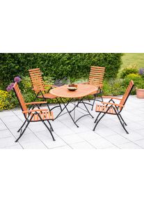 Garten-Essgruppe Merxx "Schlossgarten", braun, Sitzm&ouml;bel-Sets, Garten-Essgruppe