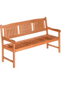 Gartenbank Merxx "Lima", braun, B:150cm H:90cm T:58cm, Holz, Sitzb&auml;nke, Gartenbank