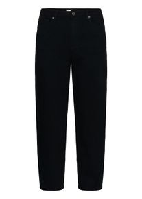 Regular-fit-Jeans Kaffe "Damen Jeans KAandrea", Damen, Gr. 38, N-Gr, schwarz (schwarz deep), Obermaterial: 65% Baumwolle CO. 24% Polyester PES. 10% Viskose CV. 1% Elasthan EL., Jeans Regular-fit-Jeans