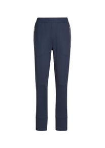 2-in-1-Hose GOLDNER "Jogpant", Damen, Gr. 38, N-Gr, blau (marine), Obermaterial: 91% Polyester PES. 9% Elasthan EL., normal, Hosen 2-in-1-Hose, Ohne